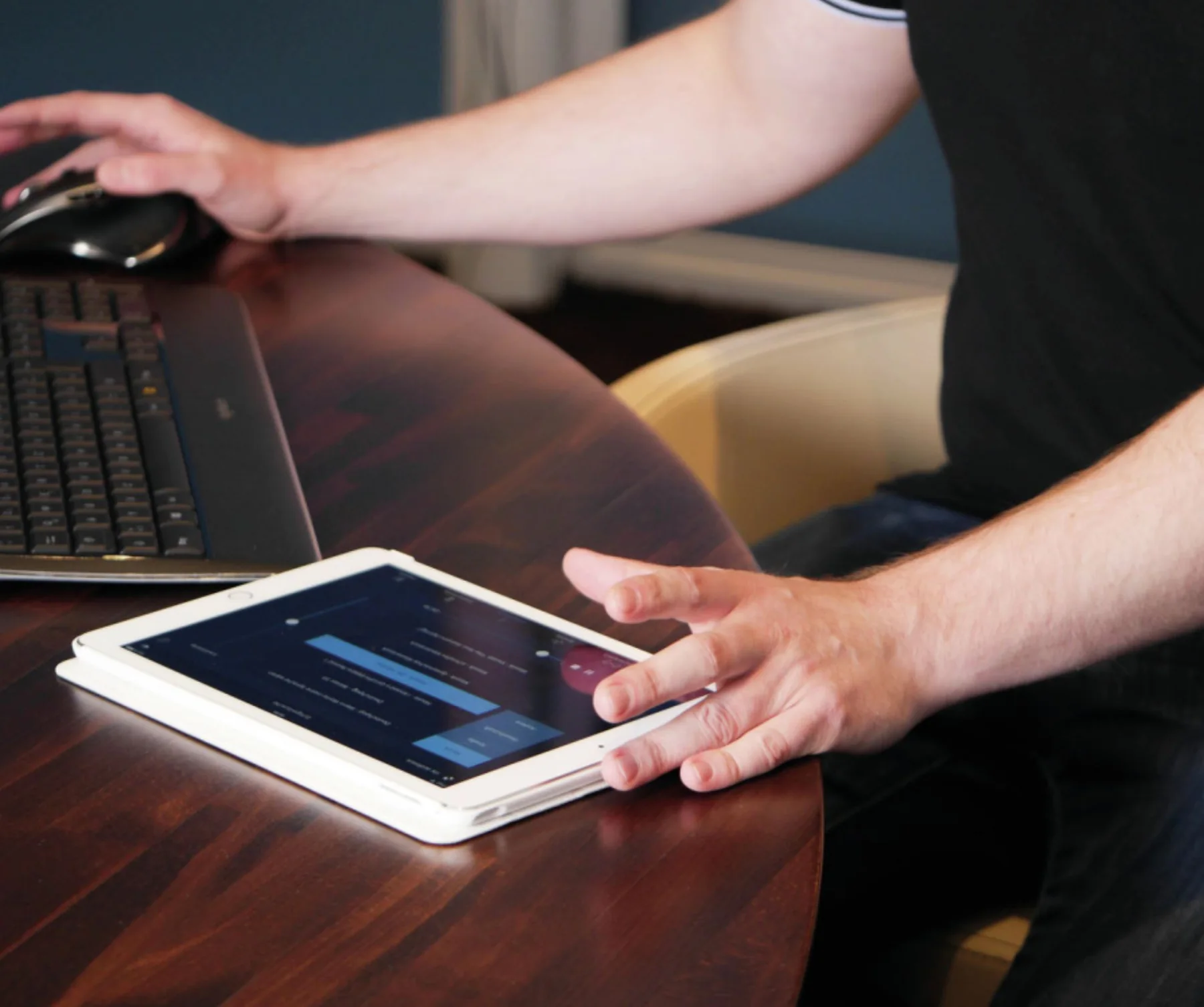 Individuelle Hörgeräteanpassung mit Tablet